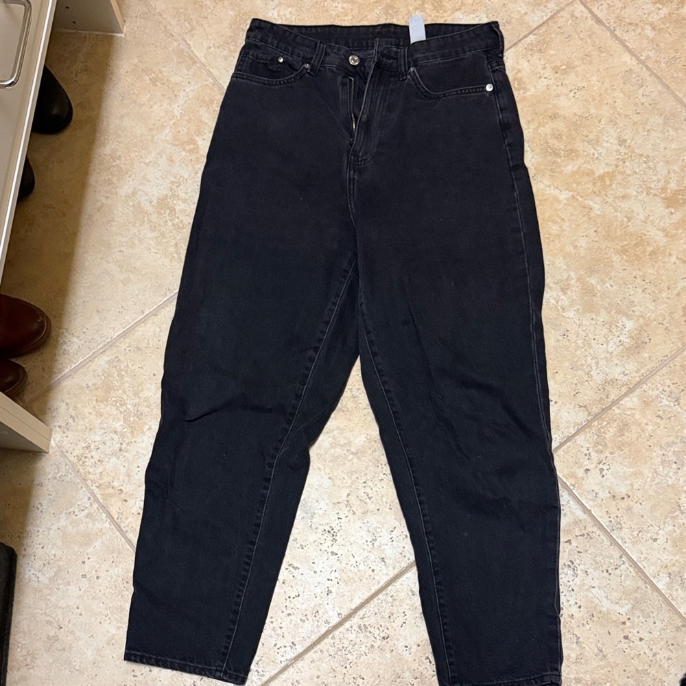 H&M Charcoal Mom Jeans